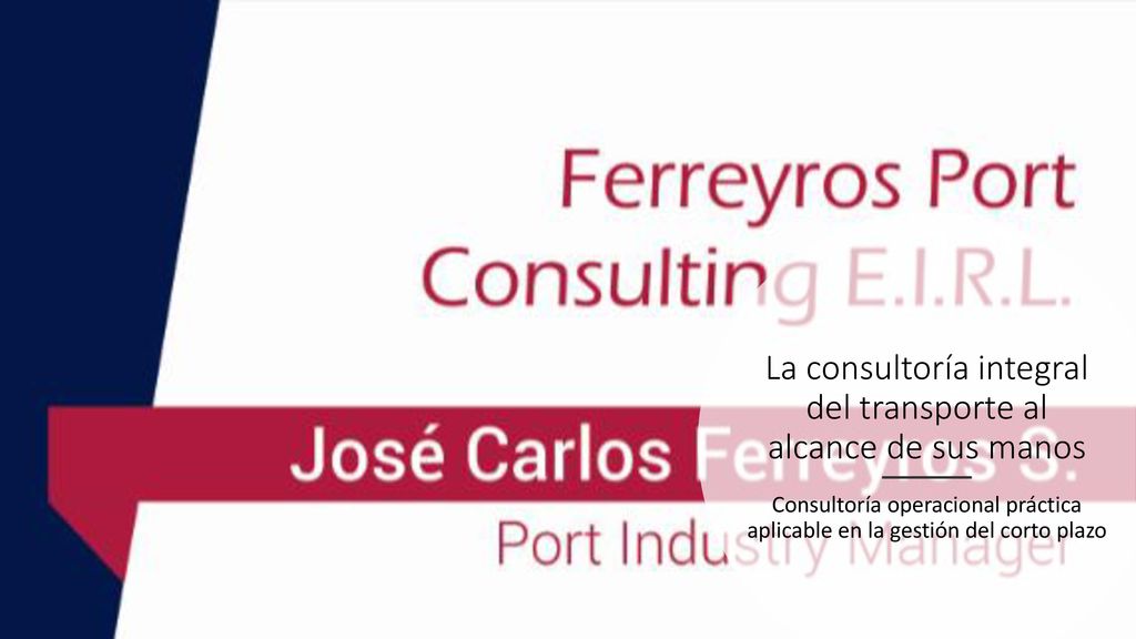 La consultoría integral del transporte al alcance de sus manos