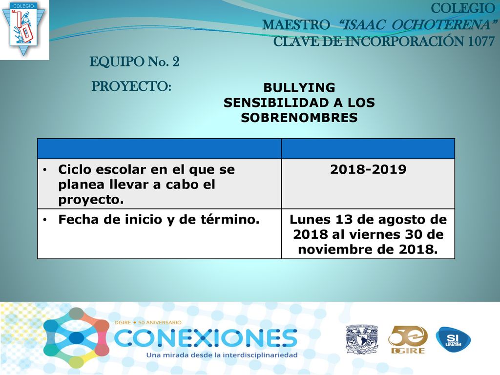 COLEGIO MAESTRO ISAAC OCHOTERENA CLAVE DE INCORPORACIÓN 1077