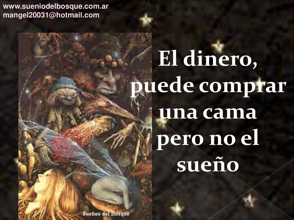 El dinero, puede comprar una cama pero no el sueño