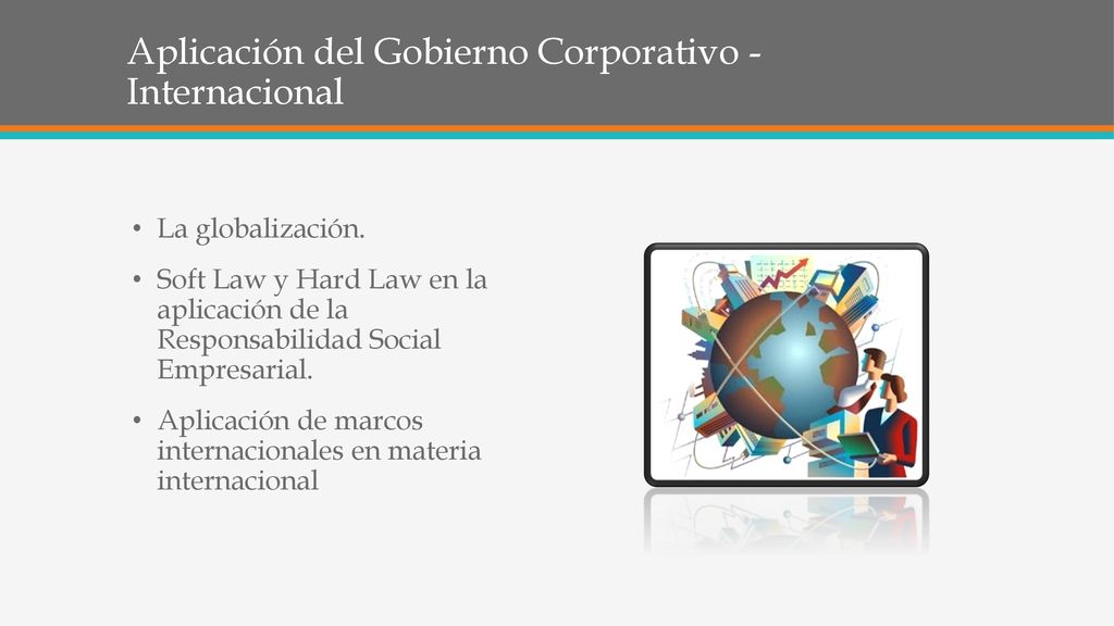 Aplicación del Gobierno Corporativo - Internacional