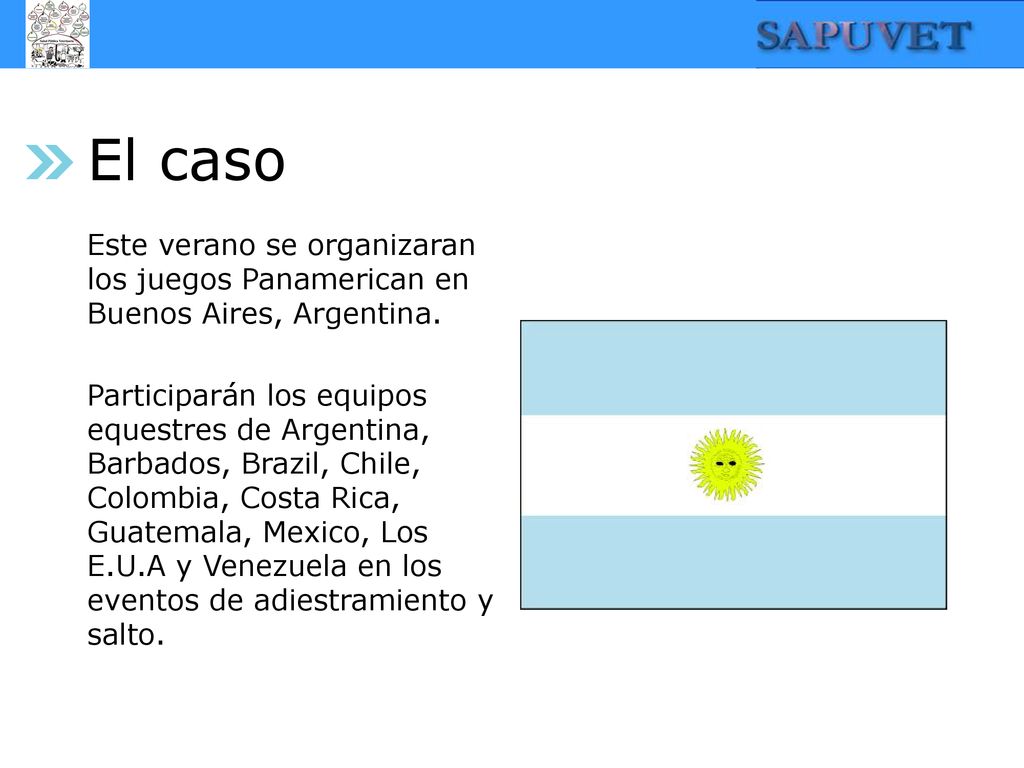 El caso Este verano se organizaran los juegos Panamerican en Buenos Aires, Argentina.