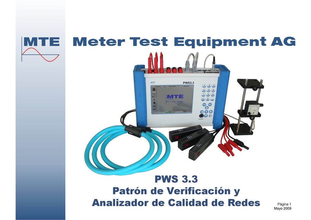 Patrón de Verificación y Analizador de Calidad de Redes