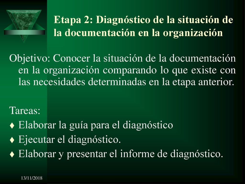 Elaborar la guía para el diagnóstico Ejecutar el diagnóstico.