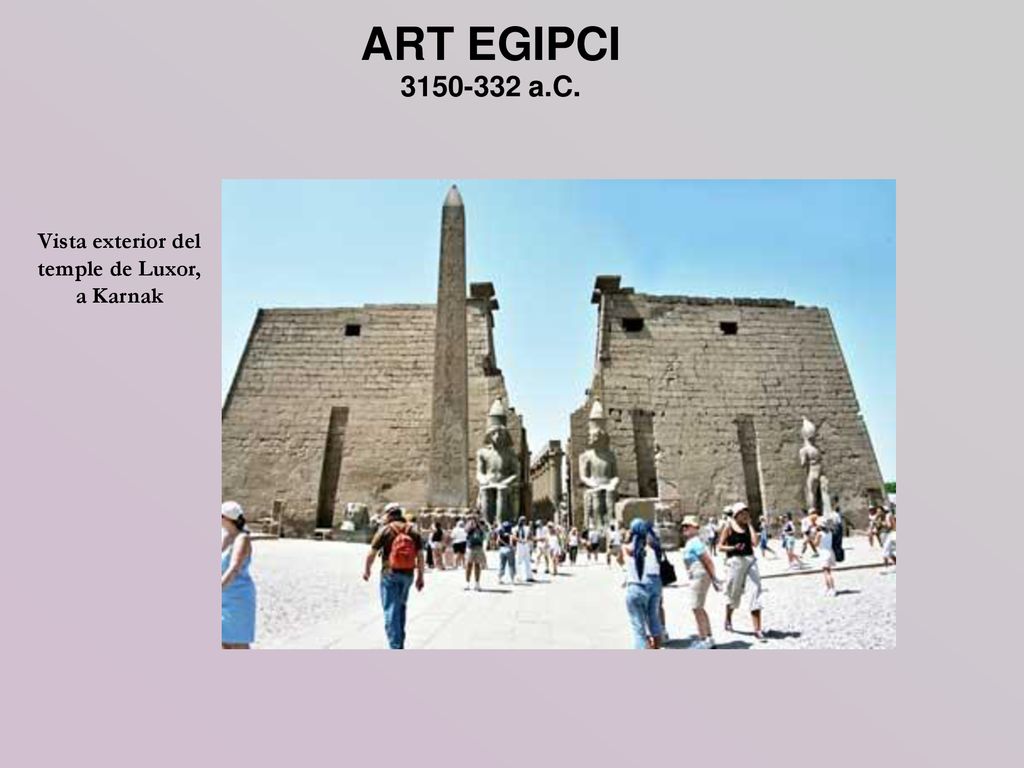 Vista exterior del temple de Luxor, a Karnak