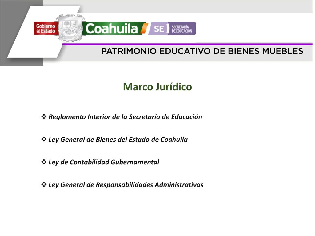 Marco Jurídico Reglamento Interior de la Secretaría de Educación