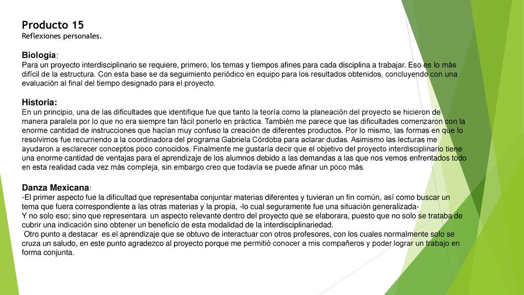 Producto 15 Biología: Historia: Danza Mexicana: