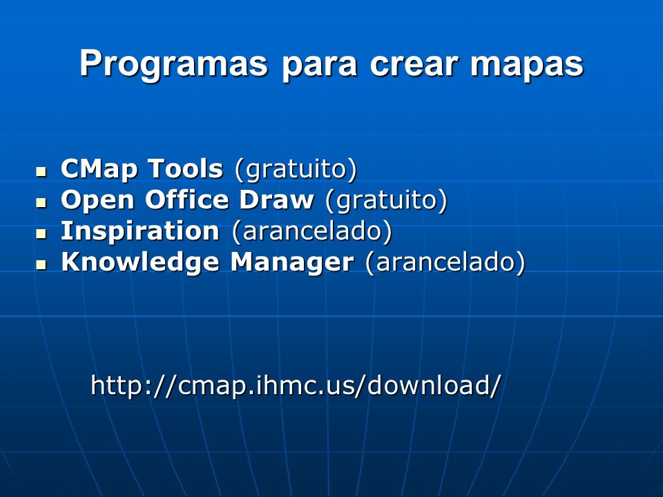 Programas para crear mapas
