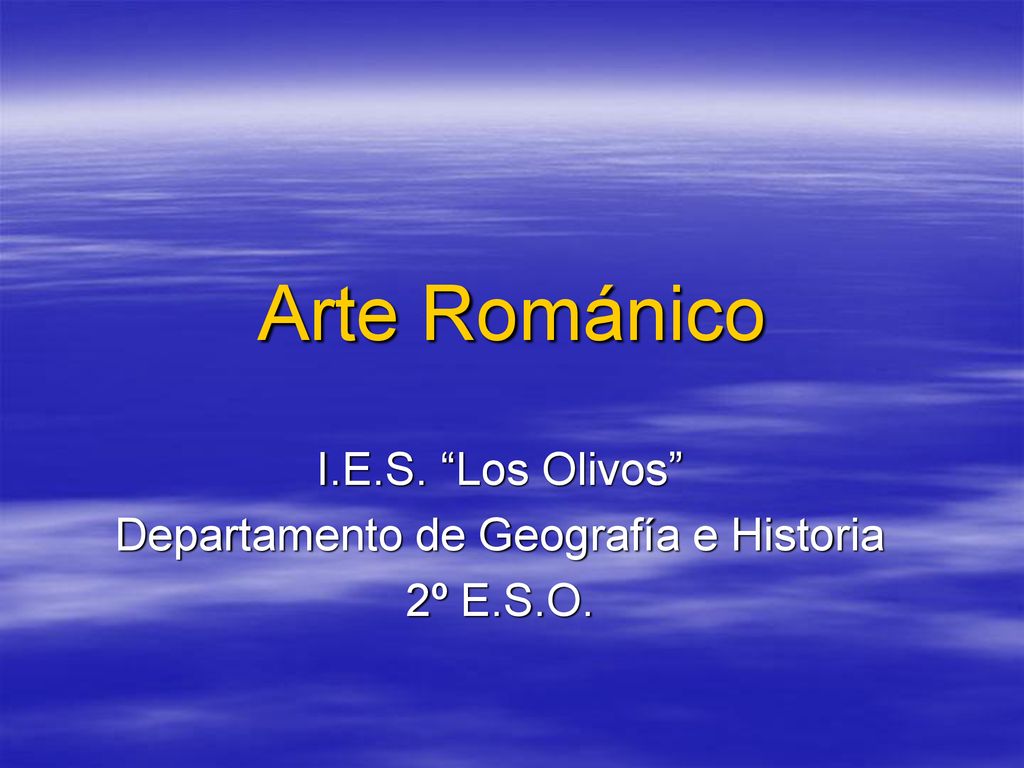 I.E.S. Los Olivos Departamento de Geografía e Historia 2º E.S.O.