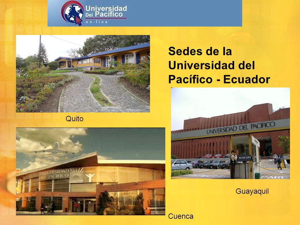Sedes de la Universidad del Pacífico - Ecuador