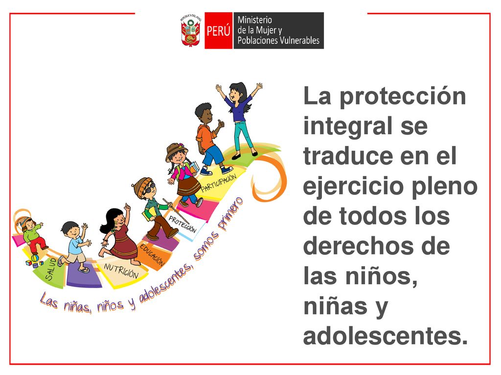 La protección integral se traduce en el ejercicio pleno de todos los derechos de las niños, niñas y adolescentes.