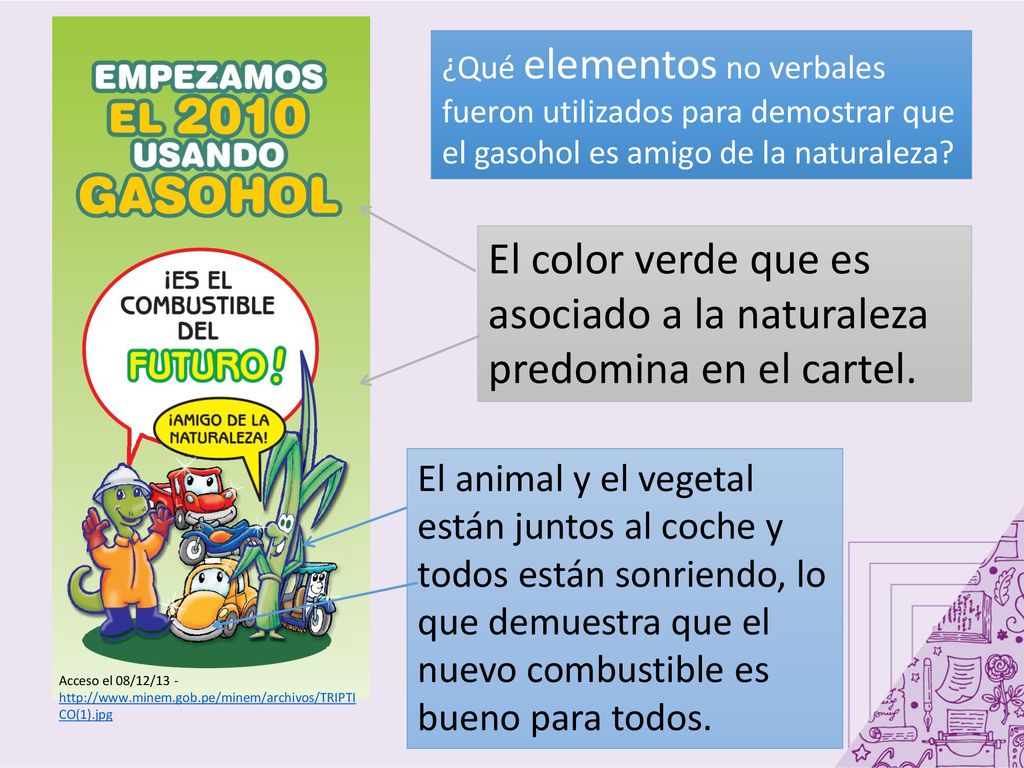 El color verde que es asociado a la naturaleza predomina en el cartel.