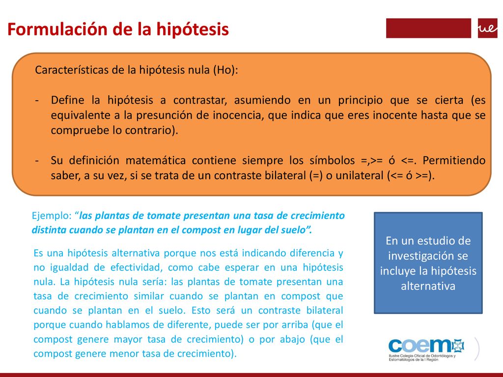 En un estudio de investigación se incluye la hipótesis alternativa