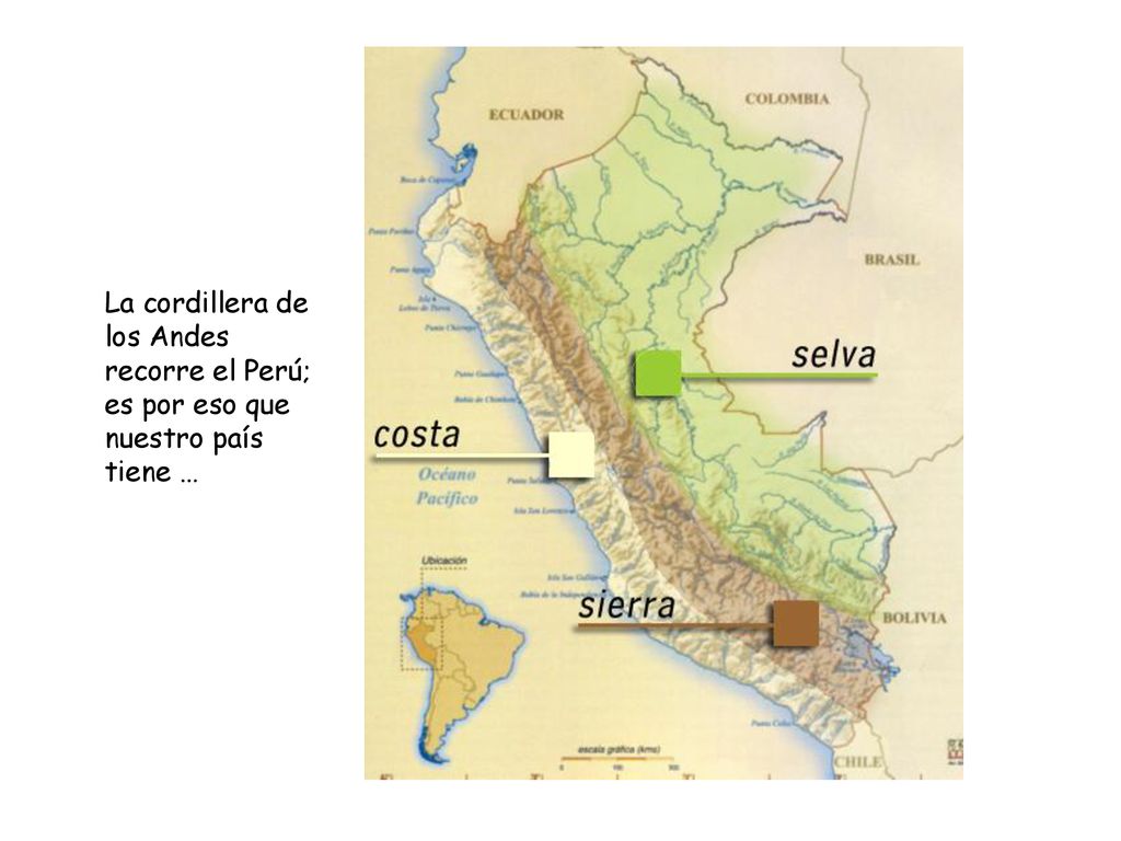 La cordillera de los Andes recorre el Perú; es por eso que nuestro país tiene …