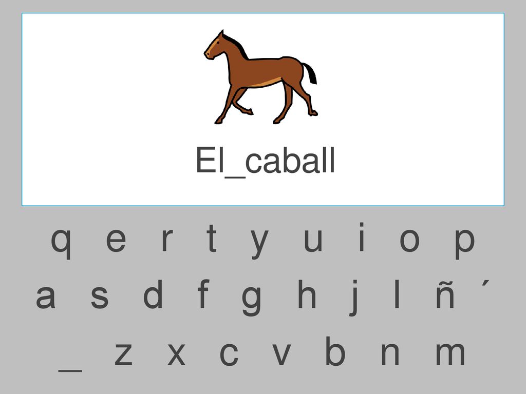 El_caball q e r t y u i o p.