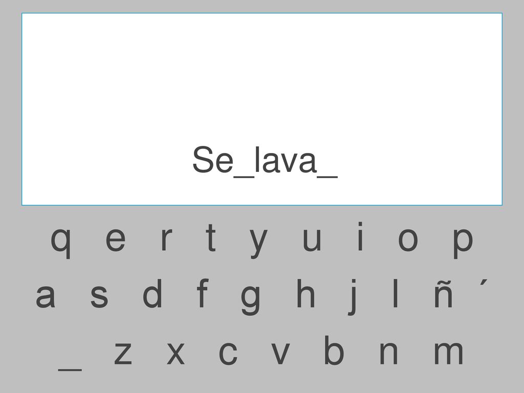 Se_lava_ q e r t y u i o p.