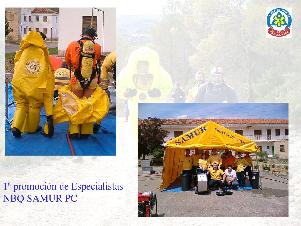 1ª promoción de Especialistas NBQ SAMUR PC