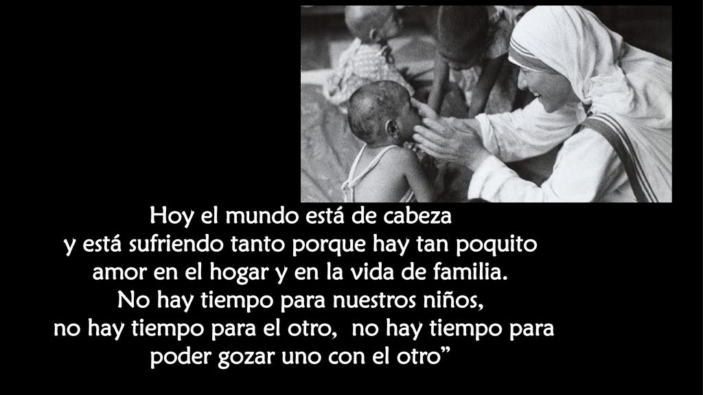 Hoy el mundo está de cabeza No hay tiempo para nuestros niños,