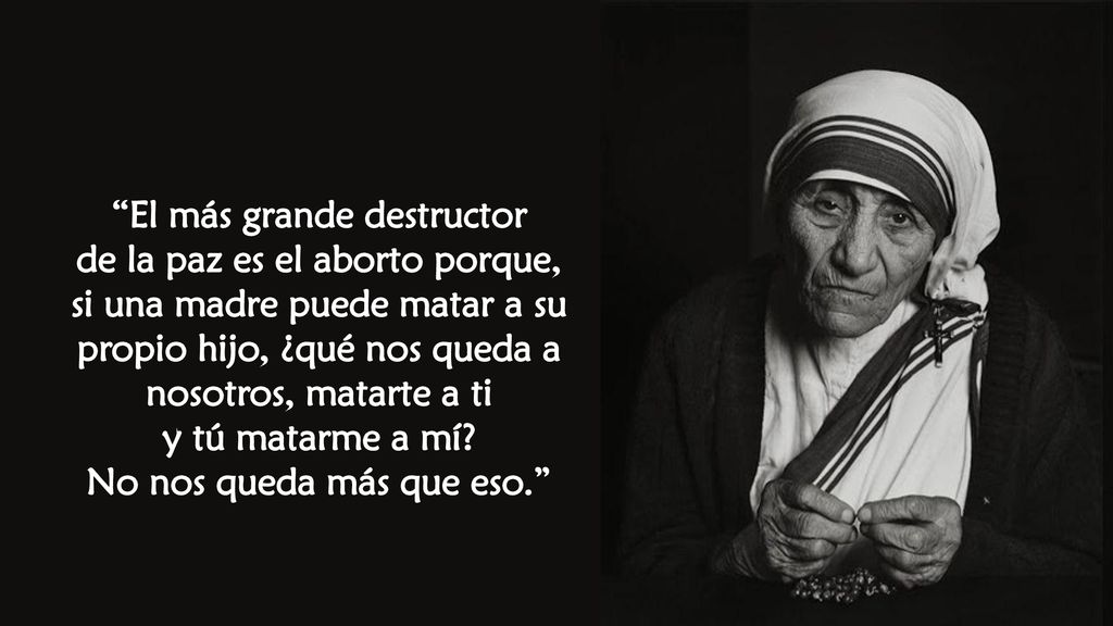 El más grande destructor No nos queda más que eso.