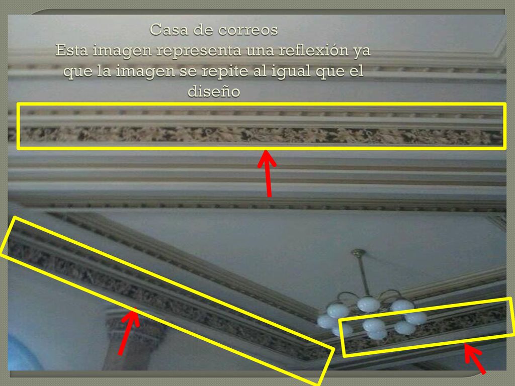 Casa de correos Esta imagen representa una reflexión ya que la imagen se repite al igual que el diseño