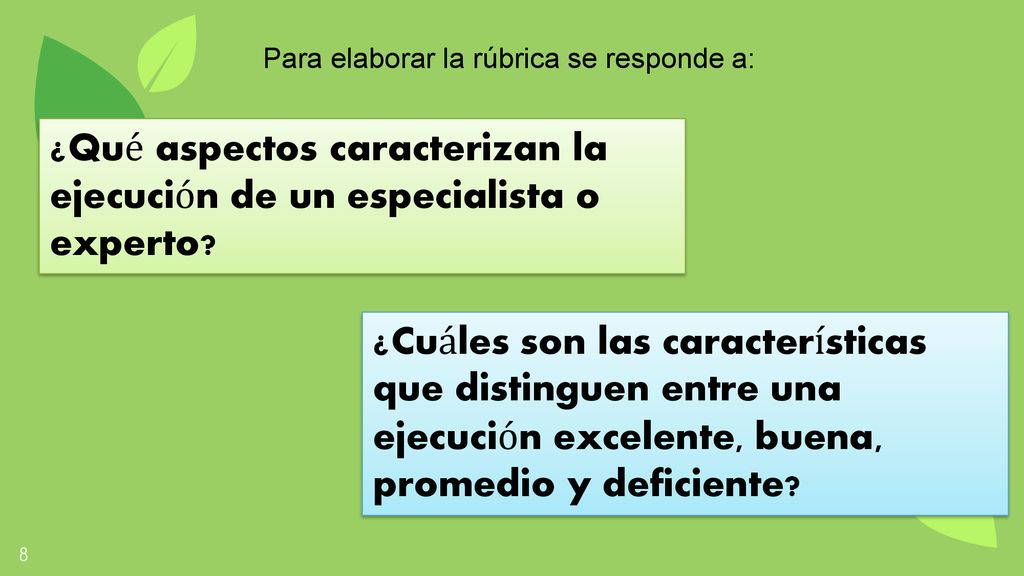 ¿Qué aspectos caracterizan la ejecución de un especialista o experto