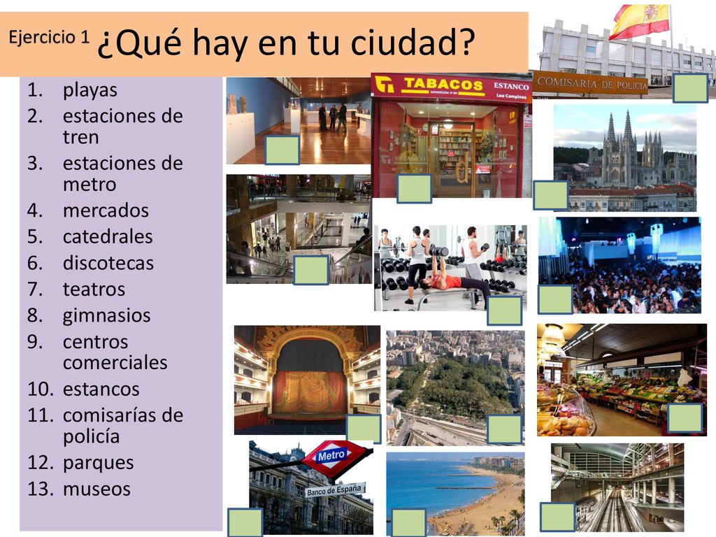 ¿Qué hay en tu ciudad playas estaciones de tren estaciones de metro