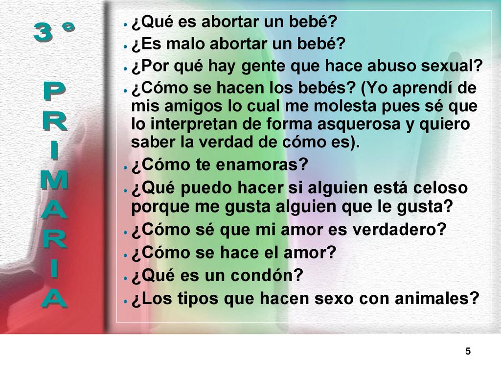 3° P R I M A ¿Cómo te enamoras