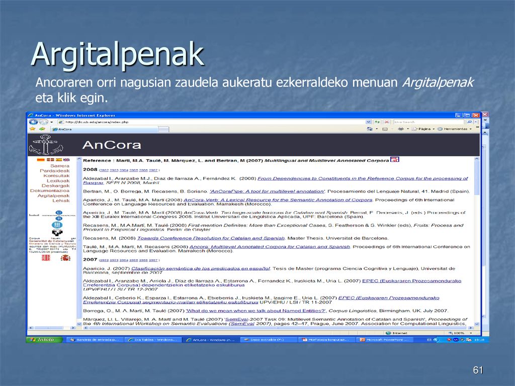 Argitalpenak Ancoraren orri nagusian zaudela aukeratu ezkerraldeko menuan Argitalpenak eta klik egin.