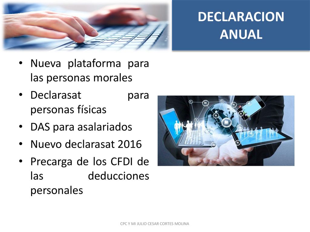 DECLARACION ANUAL Nueva plataforma para las personas morales