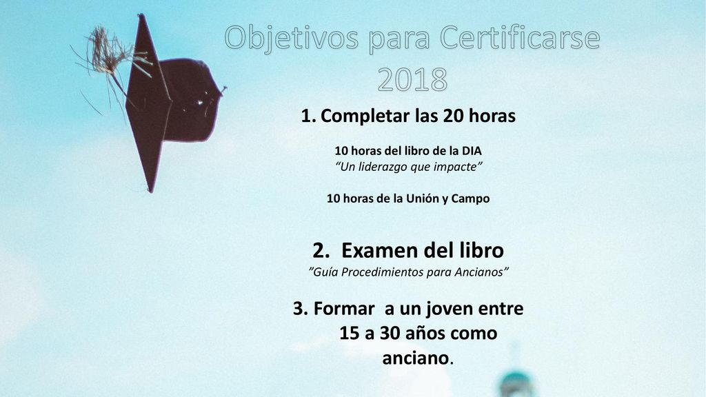 10 horas del libro de la DIA 10 horas de la Unión y Campo