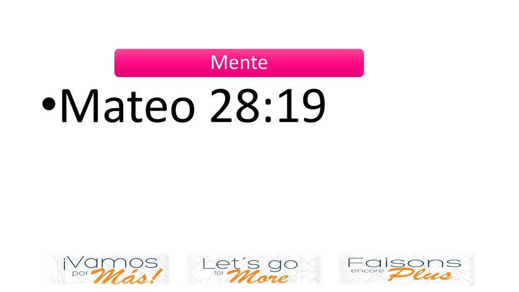 Mateo 28:19 Mente ¿a quien se le da la misión ¿Al pastor