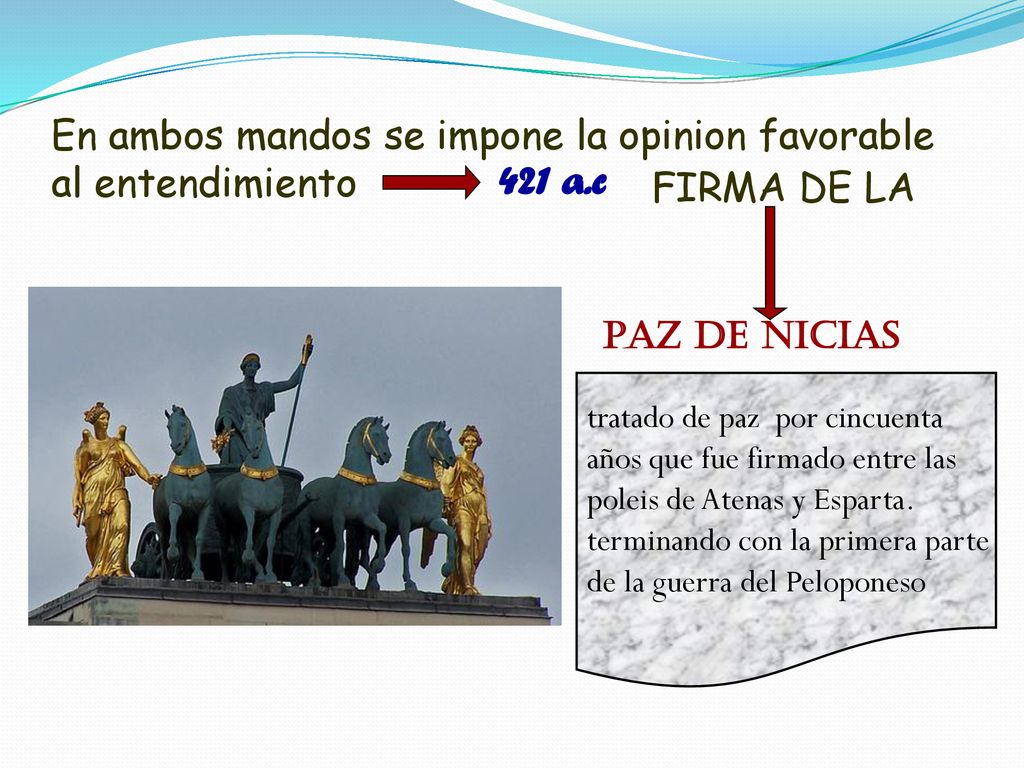 En ambos mandos se impone la opinion favorable al entendimiento