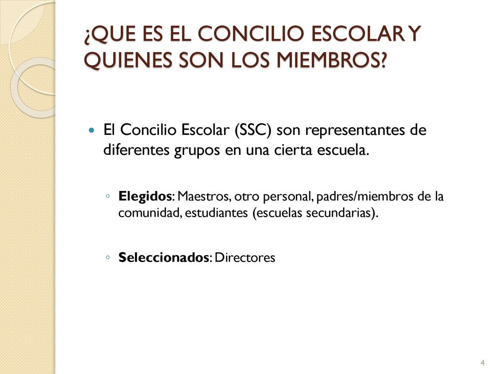 ¿QUE ES EL CONCILIO ESCOLAR Y QUIENES SON LOS MIEMBROS