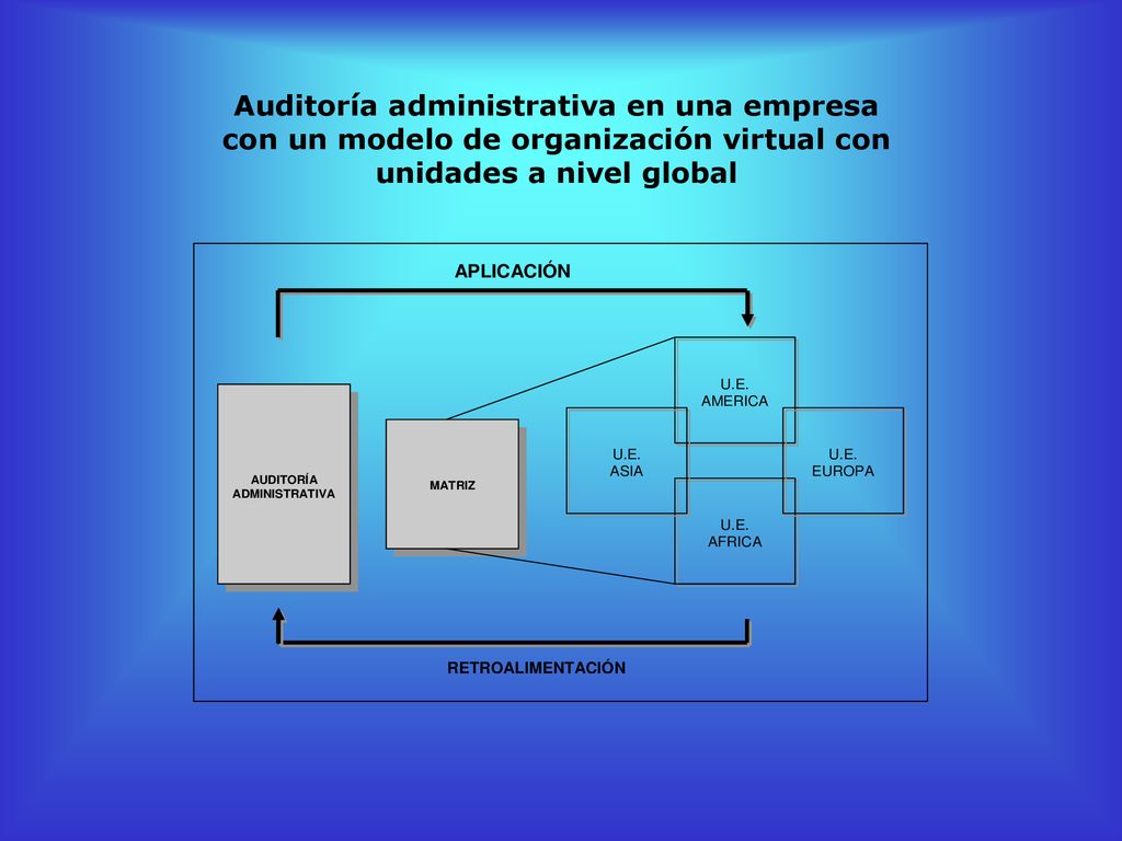 Auditoría administrativa en una empresa con un modelo de organización virtual con unidades a nivel global