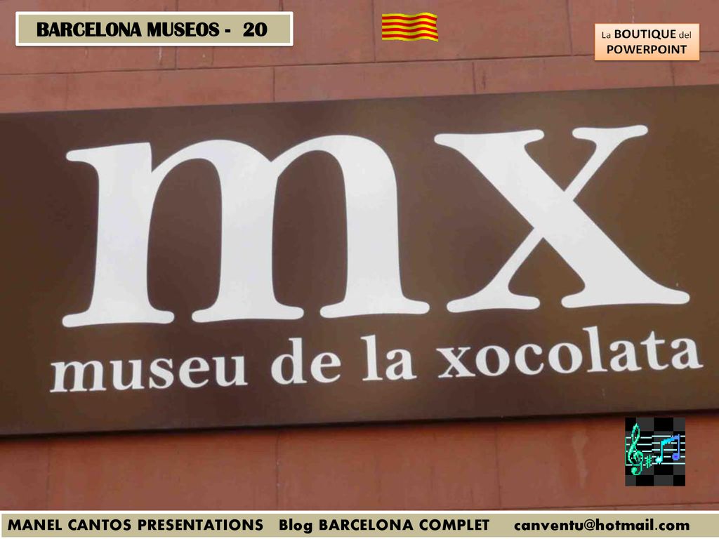 BARCELONA MUSEOS - 20 MANEL CANTOS PRESENTATIONS Blog BARCELONA COMPLET