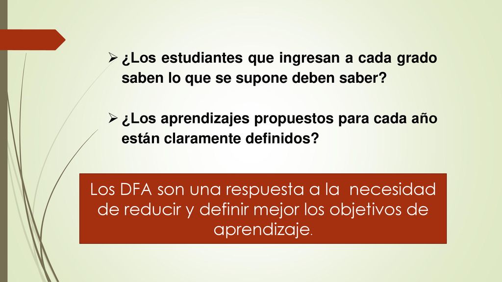 ¿Los estudiantes que ingresan a cada grado saben lo que se supone deben saber