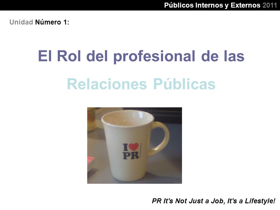 El Rol del profesional de las Relaciones Públicas