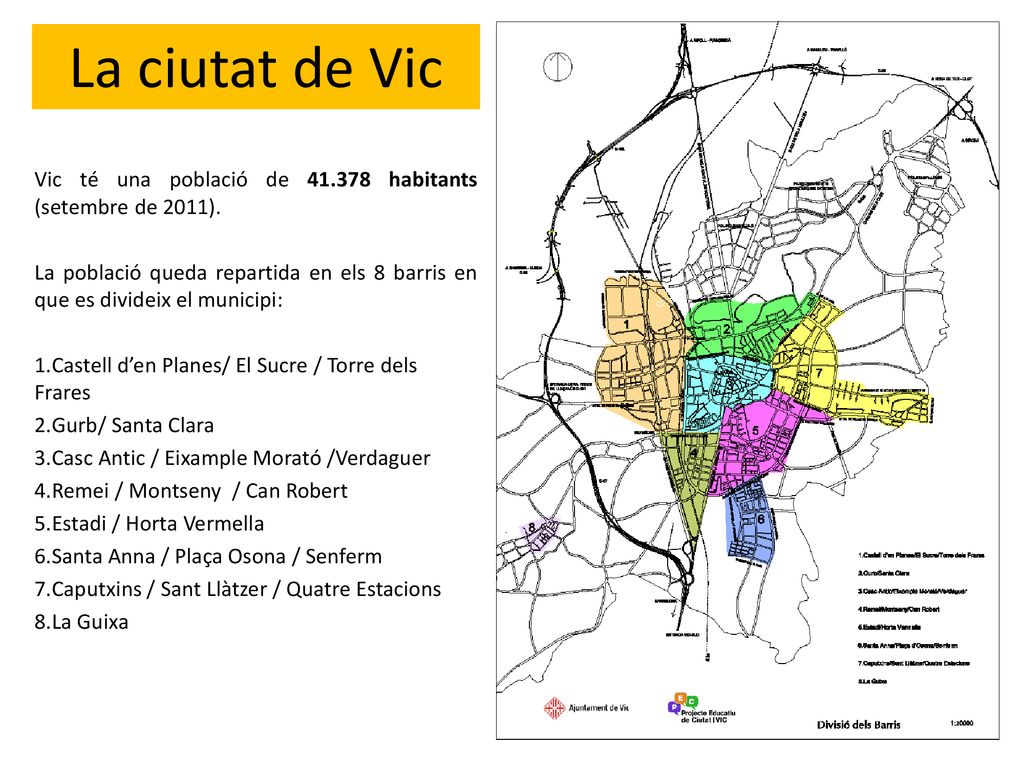 La ciutat de Vic Vic té una població de habitants (setembre de 2011).