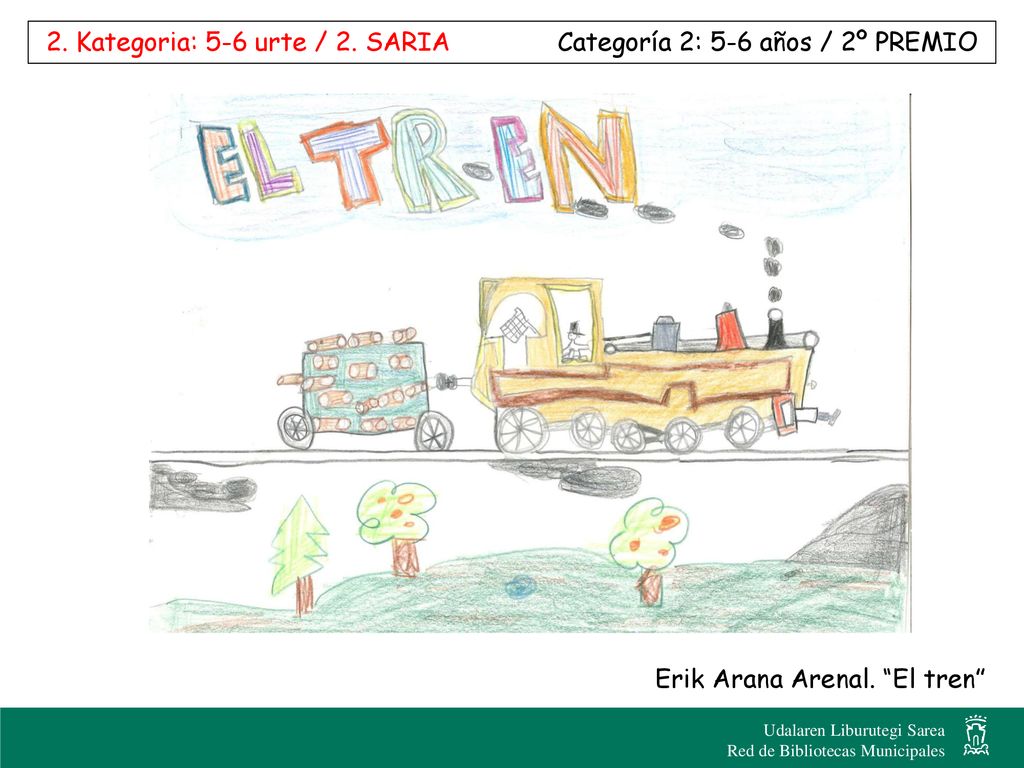 2. Kategoria: 5-6 urte / 2. SARIA Categoría 2: 5-6 años / 2º PREMIO