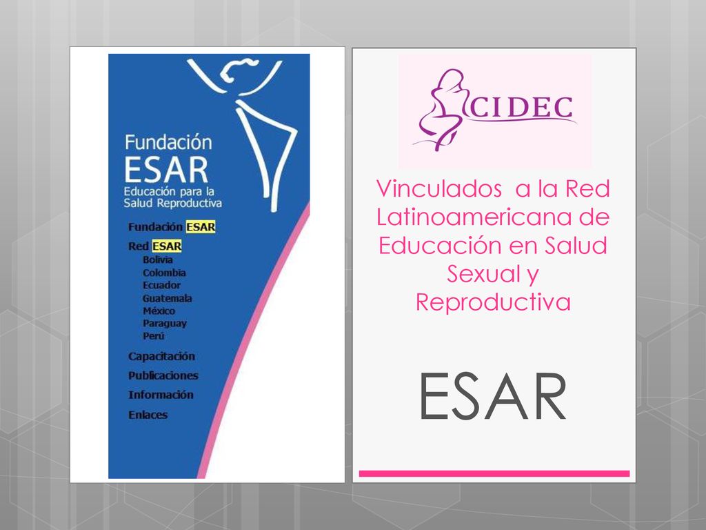 Vinculados a la Red Latinoamericana de Educación en Salud Sexual y Reproductiva