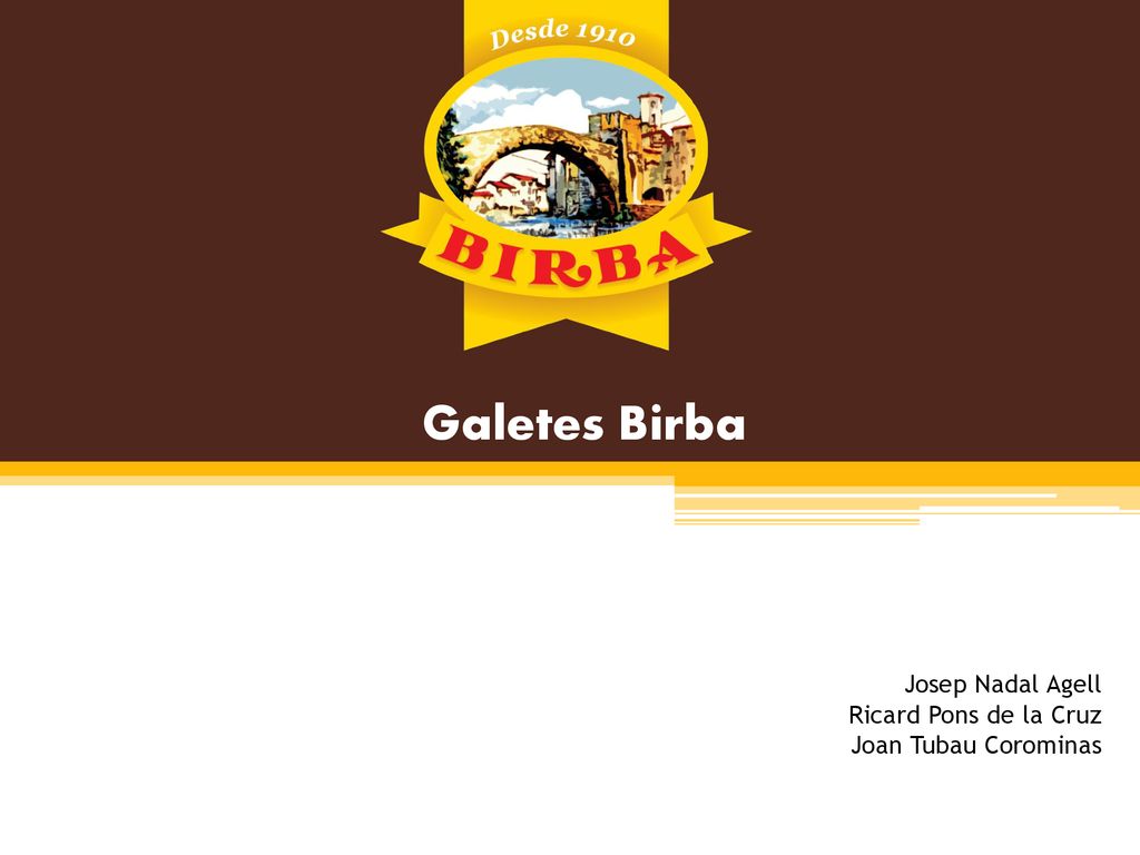 Galetes Birba Josep Nadal Agell Ricard Pons de la Cruz