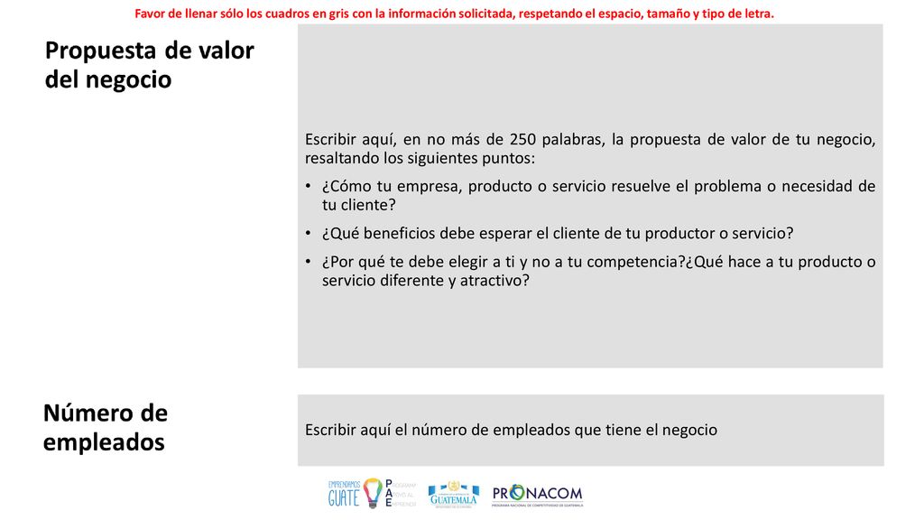 ¿Qué beneficios debe esperar el cliente de tu productor o servicio