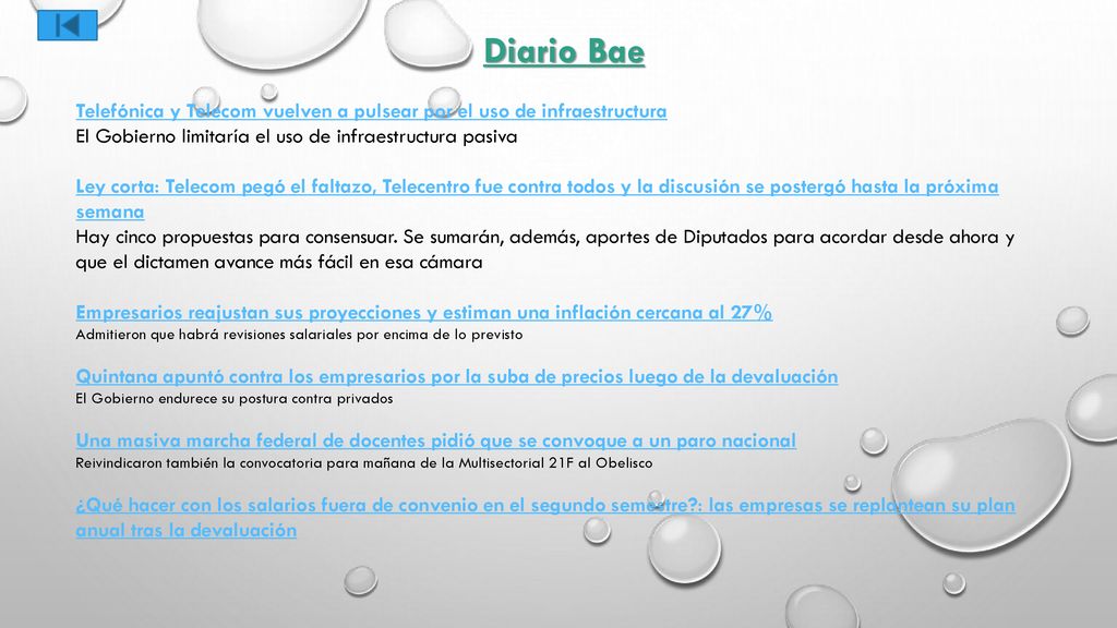 Diario Bae Telefónica y Telecom vuelven a pulsear por el uso de infraestructura. El Gobierno limitaría el uso de infraestructura pasiva.