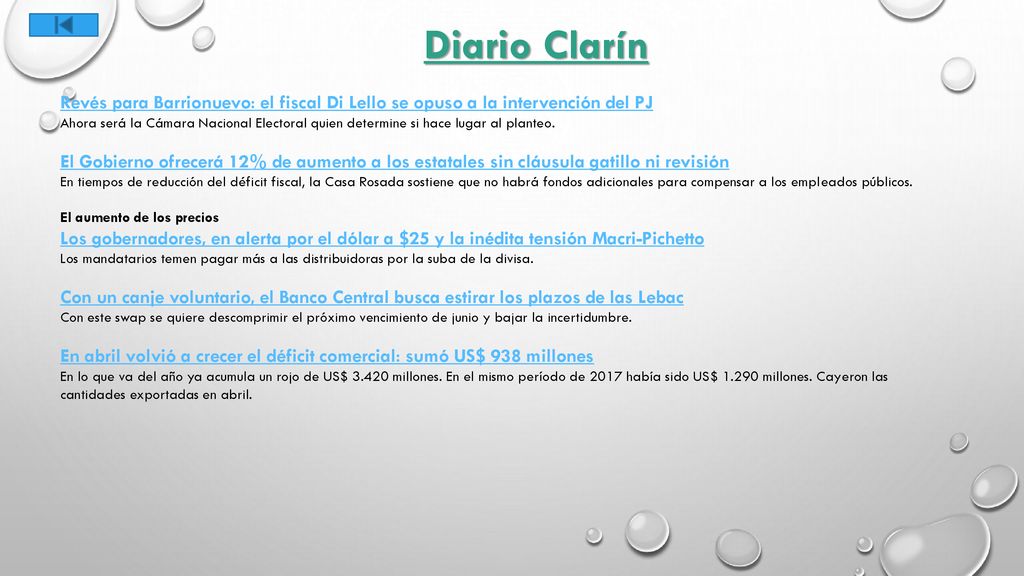 Diario Clarín Revés para Barrionuevo: el fiscal Di Lello se opuso a la intervención del PJ.
