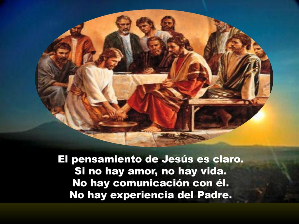 El pensamiento de Jesús es claro. Si no hay amor, no hay vida.