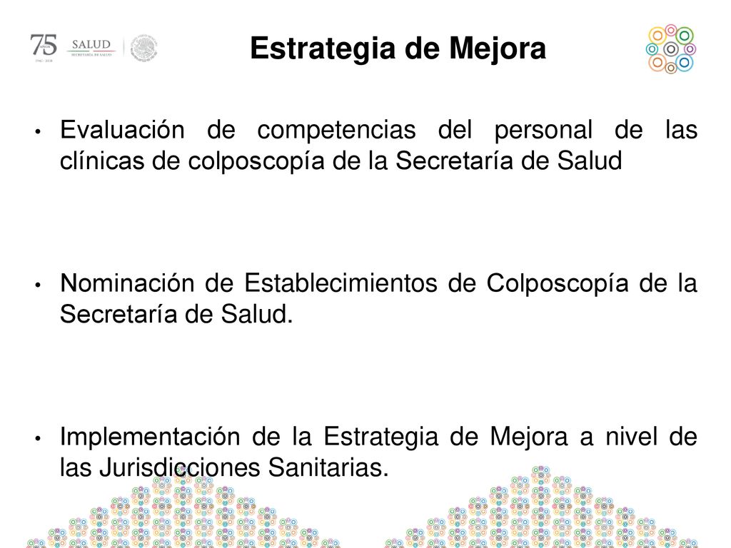 Estrategia de Mejora Evaluación de competencias del personal de las clínicas de colposcopía de la Secretaría de Salud.