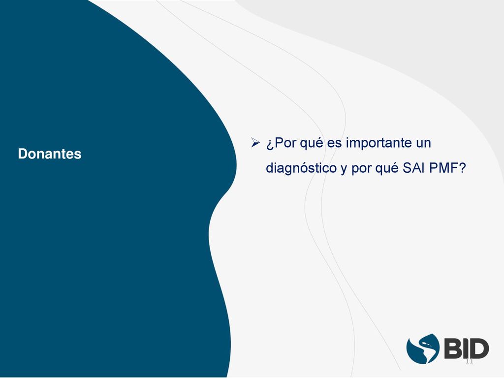 ¿Por qué es importante un diagnóstico y por qué SAI PMF
