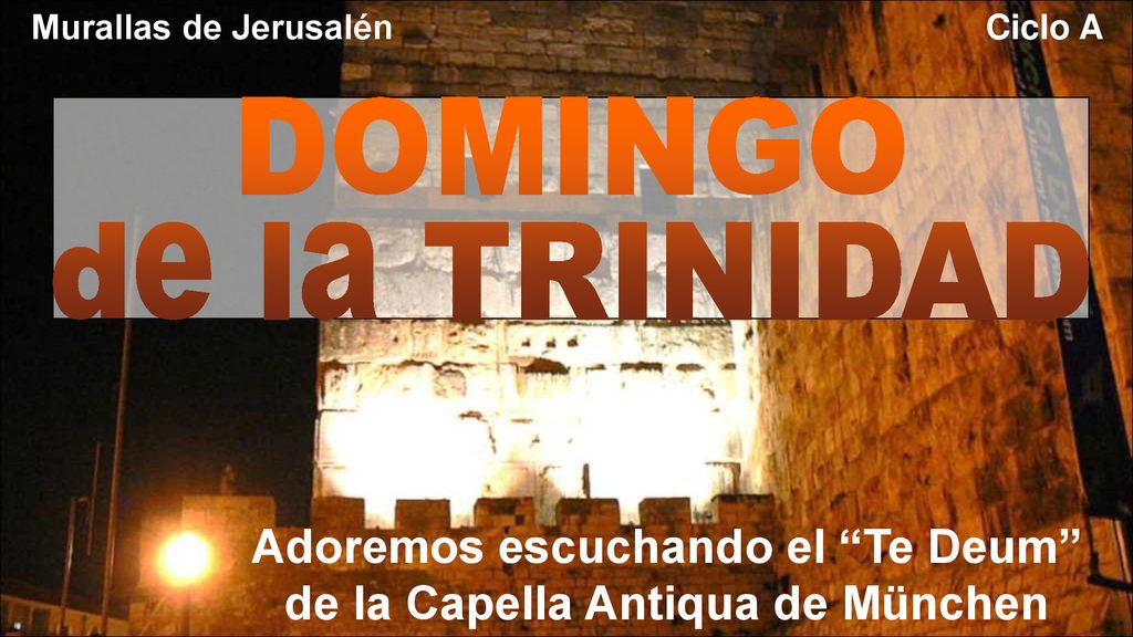 Adoremos escuchando el Te Deum de la Capella Antiqua de München