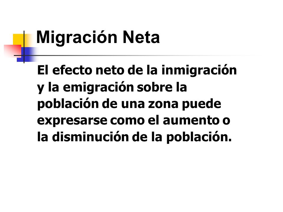 Migración Neta