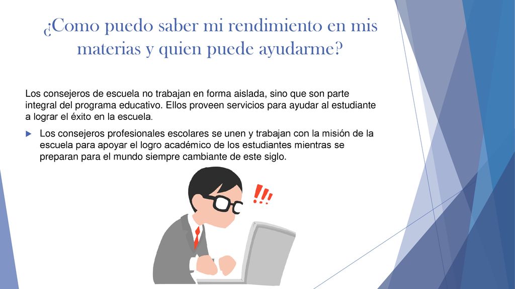 ¿Como puedo saber mi rendimiento en mis materias y quien puede ayudarme