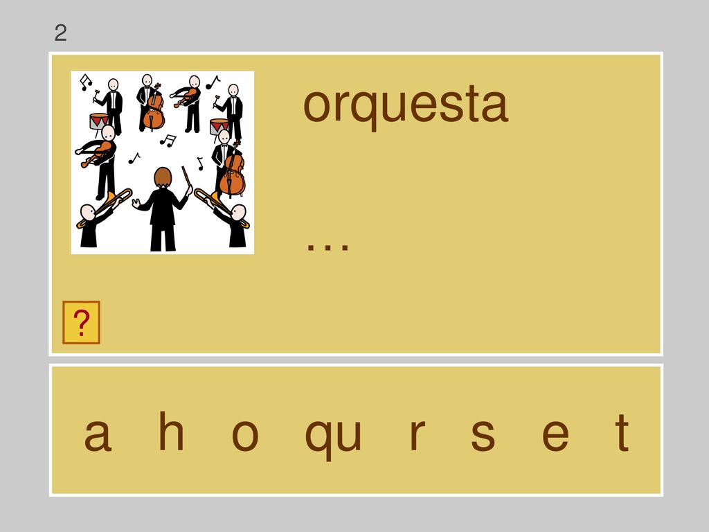 2 orquesta … a h o qu r s e t